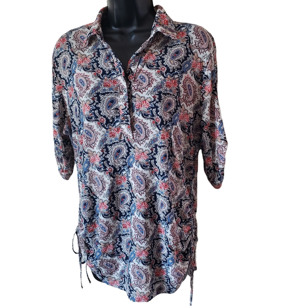 Amang NY Multicolor Paisley Medium Top